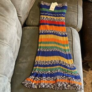 Zara knit limited edition multi color skirt